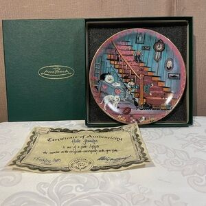 Anna Perenna “Hello Grandpa”Decorative Plate with Playful Design EUC